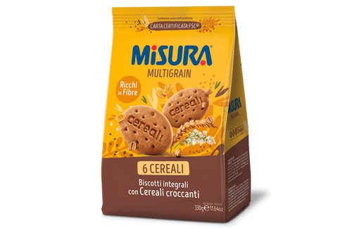 Misura Wholemeal Biscuits with Crunchy Cereals Multigrain, 11.6 oz