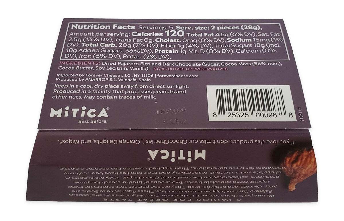 Mitica Chocohigos Hand-Dipped Dark Chocolate Figs - 4.9oz