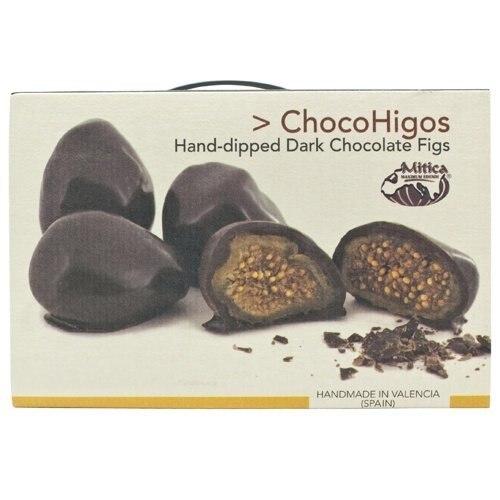 chocoページ Mitica Chocohigos Hand-Dipped Dark Chocolate Figs - 4.9oz