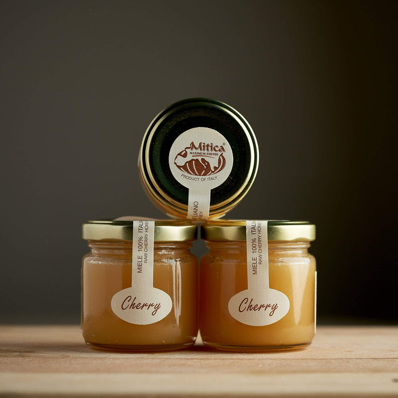 Mitica Italian Cherry Honey, 4.23 oz (120 g) Pantry Mitica 