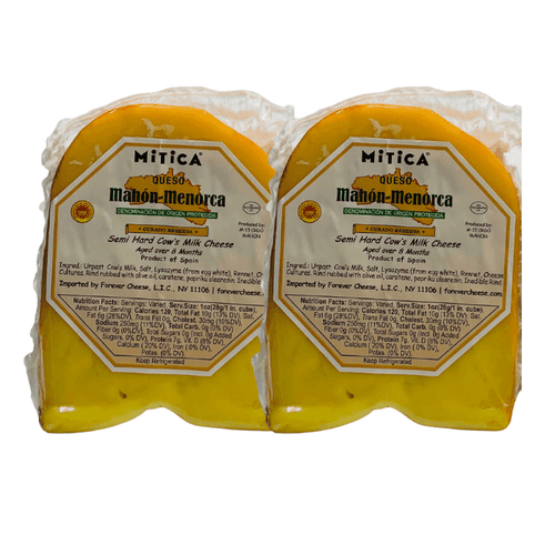 Mitica Mahon Menorca Cheese Wedge, 8 oz [Pack of 2] Cheese Mitica 