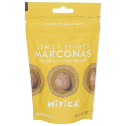 Mitica Spanish Lemon Pepper Marcona Almonds, 4 oz Sweets & Snacks Mitica 