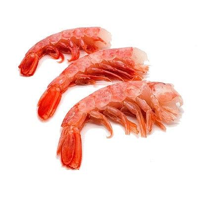 Mmmediterranean Wild Raw Red Shrimp (Head Off) Easy Peel Bag, 4 lbs
