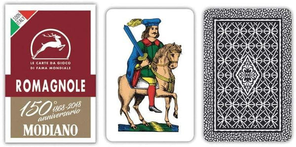 Modiano 51 Italian Romagnole Bordo Playing Cards | Supermarket Italy