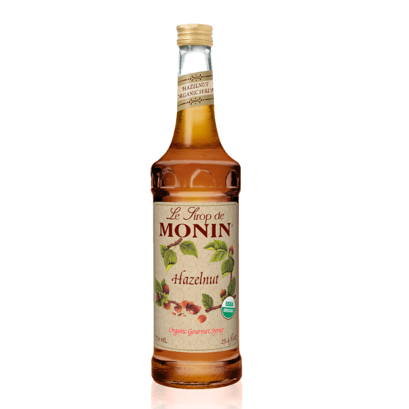 Monin Organic Hazelnut Syrup, 750mL | 25.4 oz Pantry Monin 