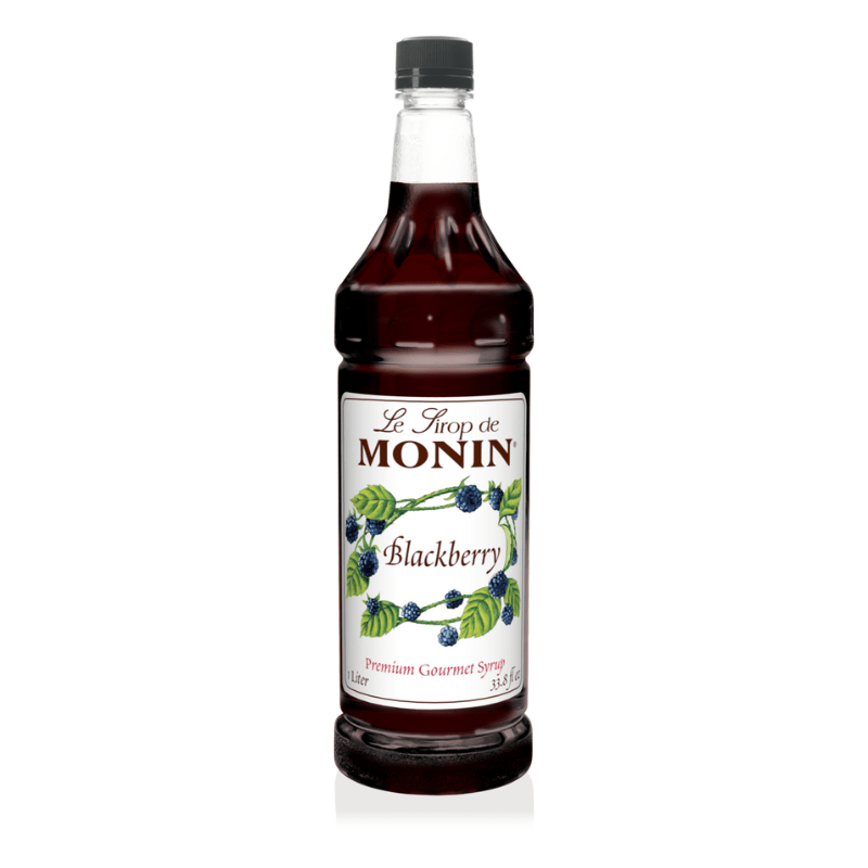 Monin Premium Gourmet Blackberry Syrup, 1 Liter | 33.8 oz Pantry Monin 
