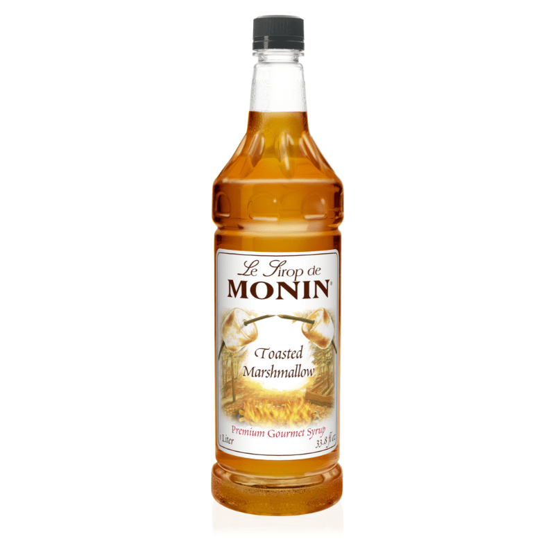 Monin Premium Gourmet Toasted Marshmallow Syrup, 1 Liter | 33.8 oz Pantry Monin 