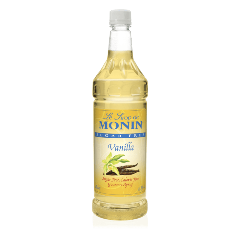 Monin Sugar Free Vanilla Syrup, 1 Liter | 33.8 oz Pantry Monin 