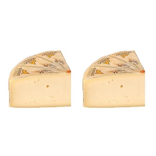 Montasio DOP Cheese wedge - 7 oz (PACK of 2) Cheese Cepparo 