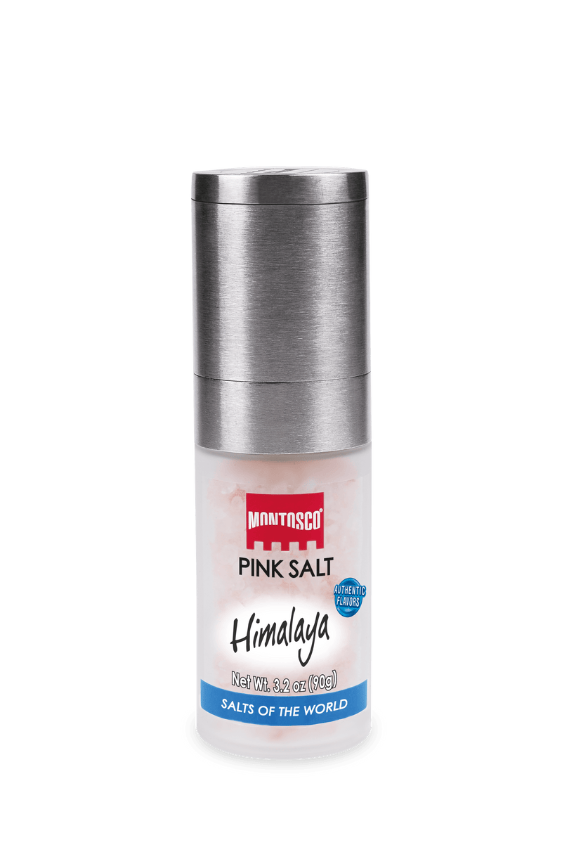 Montosco Himalaya Pink Salt with Premium Grinder, 3.2 oz 