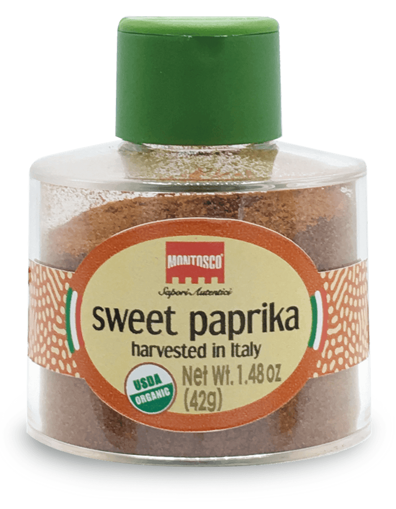 Montosco Organic Sweet Paprika Italian Stackable Jar, 1.48 oz Pantry Montosco 