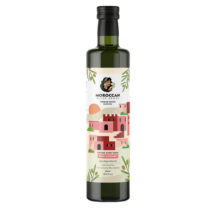 Moroccan Olive Grove The Red Olive Oil Bold & Dynamic, 16.9 oz Oil & Vinegar Moroccan Olive Grove 