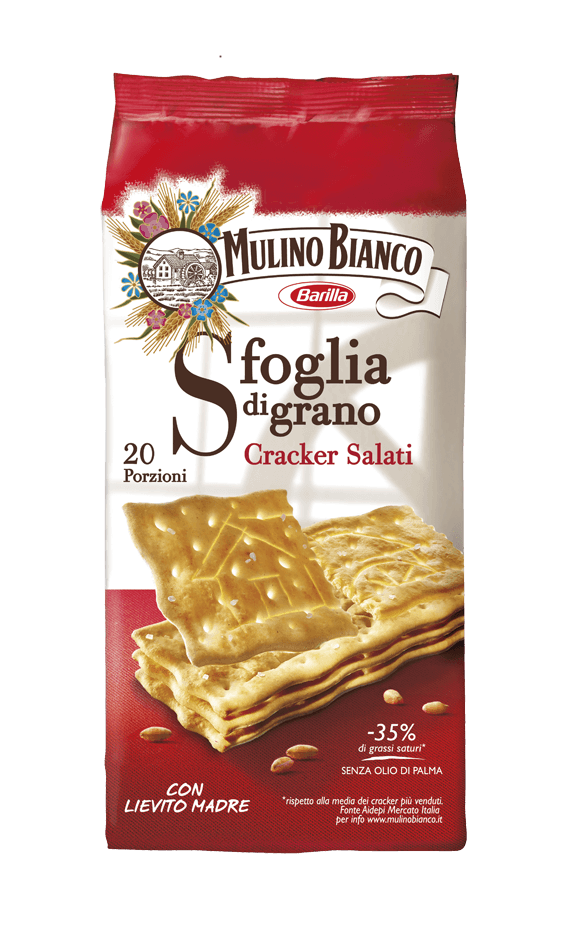 Mulino Bianco Sfoglia di grano Italian Crackers