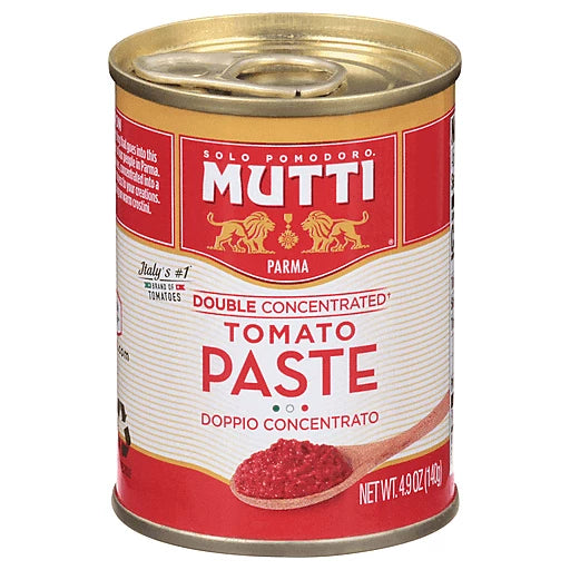 Mutti Double Concentrated Tomato Paste, 4.9 oz Can