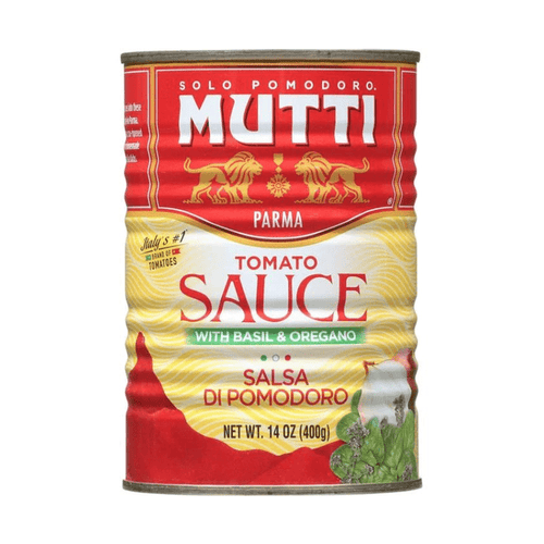 Mutti Tomato Sauce With Basil and Oregano, 14 oz Sauces & Condiments Mutti 