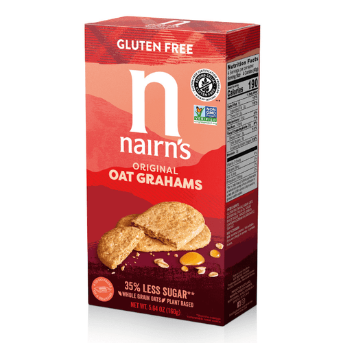 Nairn’s Gluten Free Original Oat Graham Crackers, 5.6 oz Sweets & Snacks Nairn's 