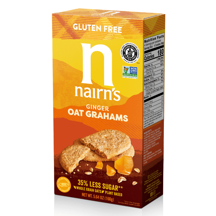 Nairn’s Gluten Free Stem Ginger Oat Graham Crackers, 5.6 oz ...