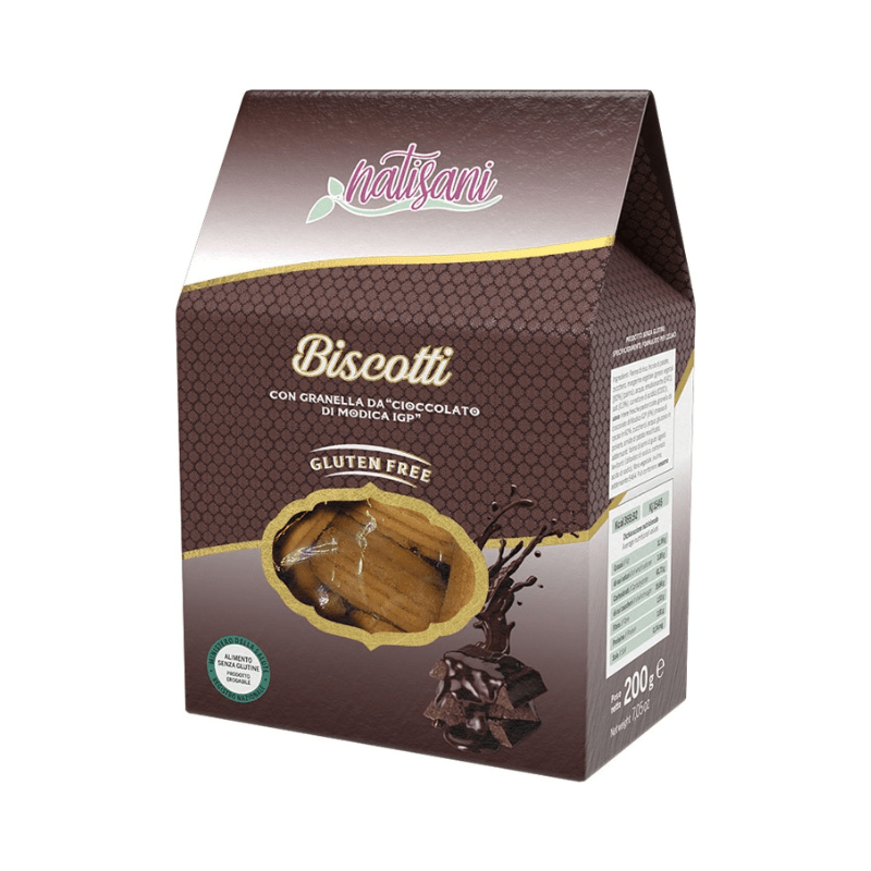 Natisani Gluten Free Chocolate Biscotti, 7 oz Sweets & Snacks Natisani 