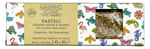 Navarino Icons Pasteli Sesame Seed Bar with Honey, 1.41 oz Sweets & Snacks Navarino Icons 