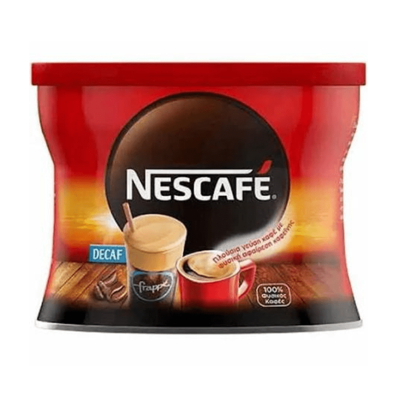 Nescafe Classic Decaf Instant Greek Coffee 100gr Supermarket Italy