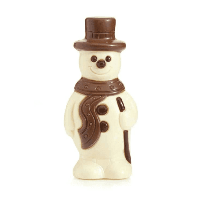 Nirvana White Snowman Milk Chocolate Figure, 2.1 oz Sweets & Snacks Nirvana 