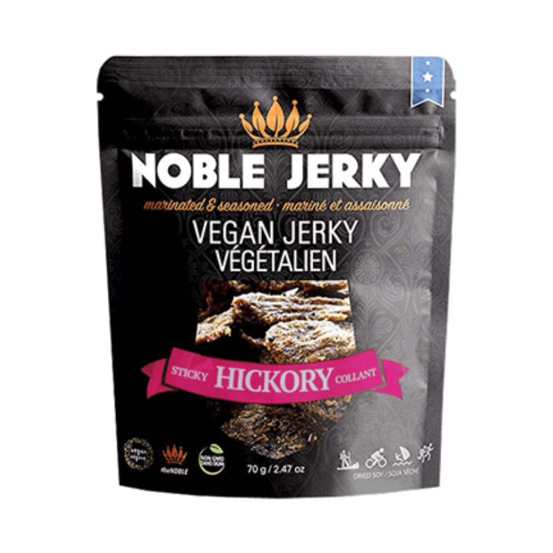 Noble Vegan Jerky Sticky Hickory, 2.47 oz Sweets & Snacks Noble 