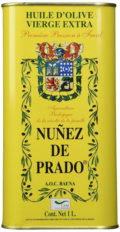 Nunez De Prado Extra Virgin Olive Oil (Organic) - 1L Tin