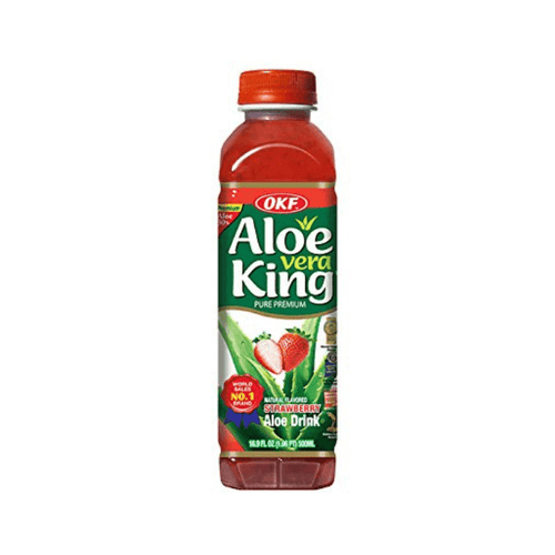 OKF Aloe Vera King Strawberry Drink, 16.9 oz Coffee & Beverages OKF 