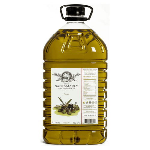 Olivar Santamaria Extra Virgin Olive Oil, 5 Liter Oil & Vinegar Khayyan 