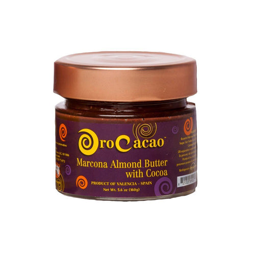 OroCacao Marcona Almond Butter with Cocoa, 5.6 oz (160 g) Sauces & Condiments Supermarket Italy 