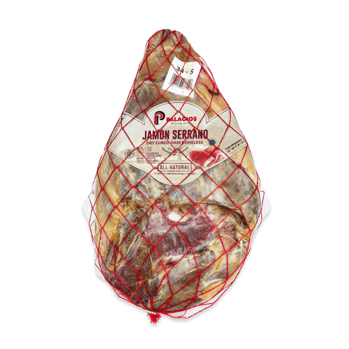 Palacios Boneless Serrano Ham, 11 Lbs Meats Espuna 