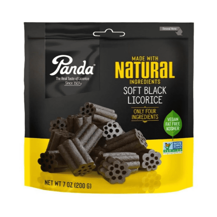 Panda Soft Black Licorice, 7 oz Sweets & Snacks Panda 