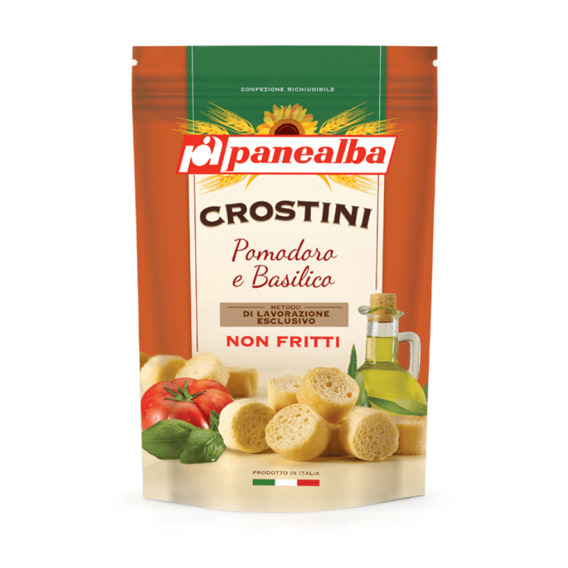 Panealba Tomato & Basil Croutons, 3.5 oz Sweets & Snacks Panealba 