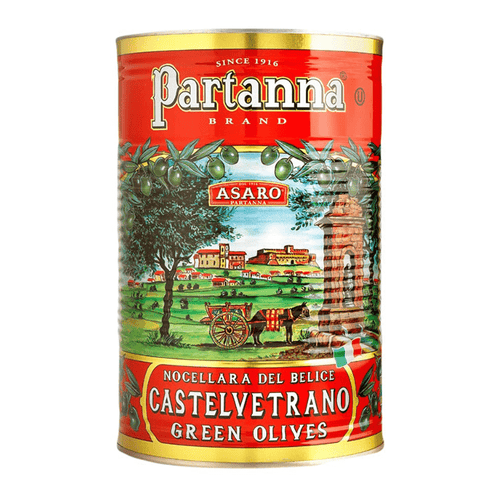 Partanna Whole Castelvetrano Green Olives, 5.5 lbs Olives & Capers Partanna 