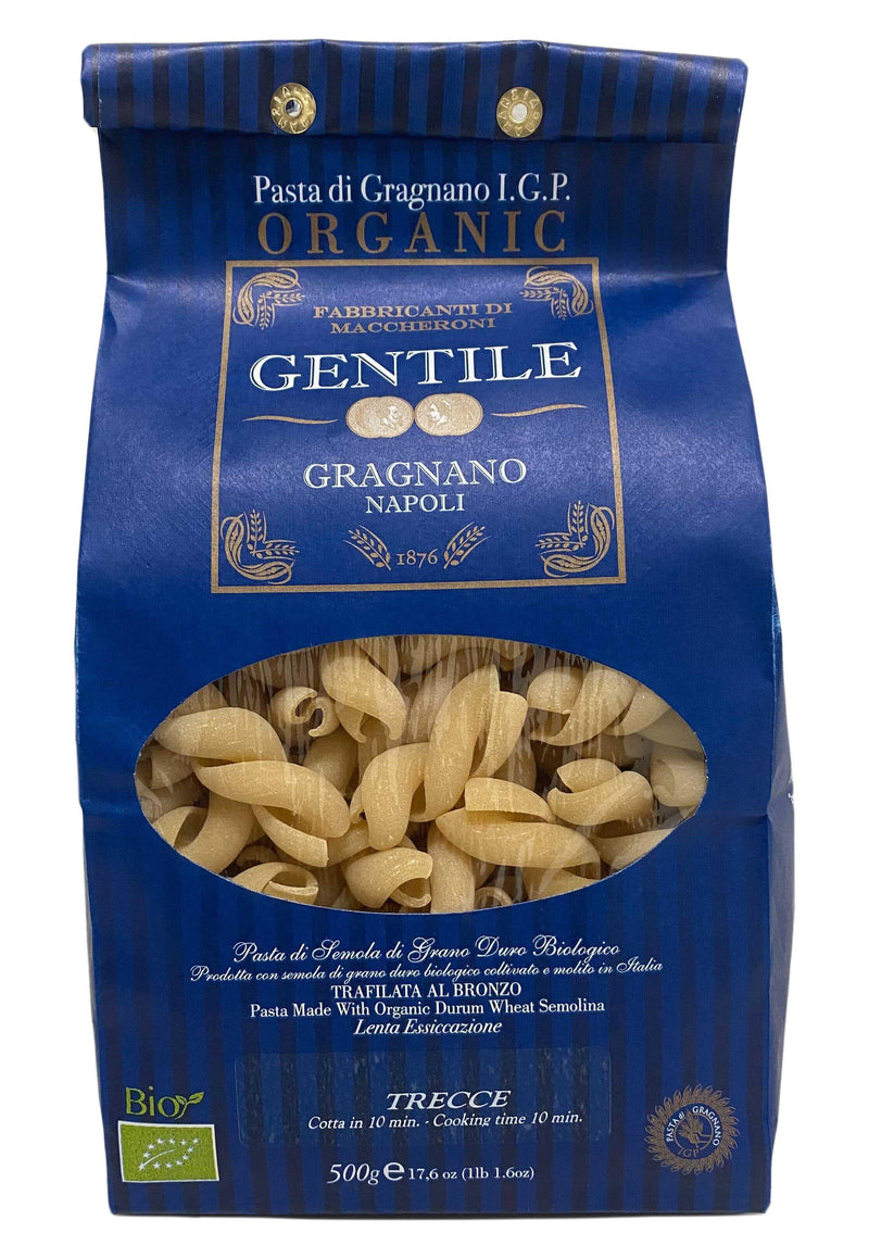 Pastificio Gentile Organic Trecce Pasta di Gragnano IGP, 17.6 oz
