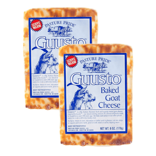 Pasture Pride Guusto Baked Goat Cheese, 6 oz [Pack of 2]