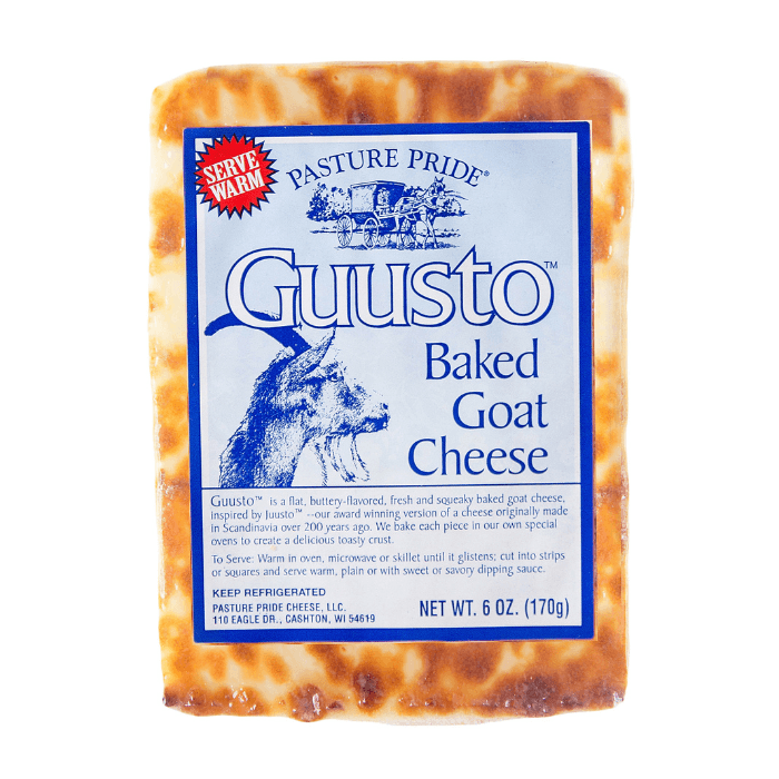 Pasture Pride Guusto Baked Goat Cheese, 6 oz