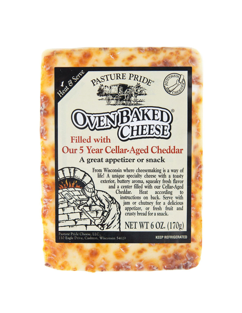Pasture Pride Oven Baked 5 Year Cellar-Aged Cheddar Cheese, 6 oz