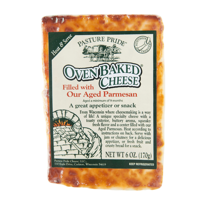 Pasture Pride Oven Baked Aged Parmesan Cheese, 6 oz