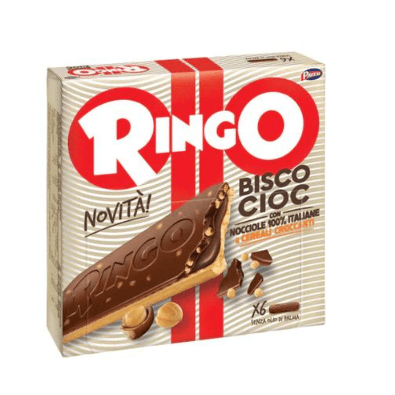 Pavesi Ringo Bisco Cioc Hazelnut Biscuits, 6 Count Sweets & Snacks Pavesi 