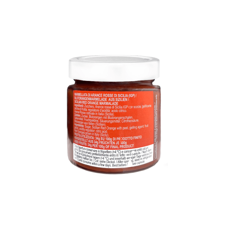 Perla dell'Etna Fior di Agrumi Blood Orange Marmalade, 7.9 oz Pantry Perla Dell'Etna 
