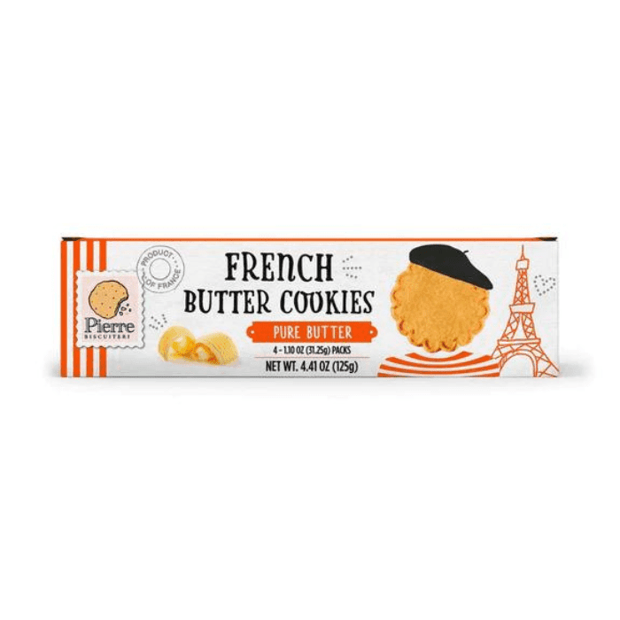 Pierre Biscuiterie French Pure Butter Cookies, 4.4 oz Sweets & Snacks Pierre Biscuiterie 