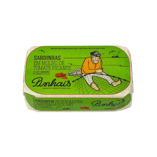 Pinhais Spiced Canned Sardines in Tomato Sauce, 4.4 oz Seafood Pinhais 