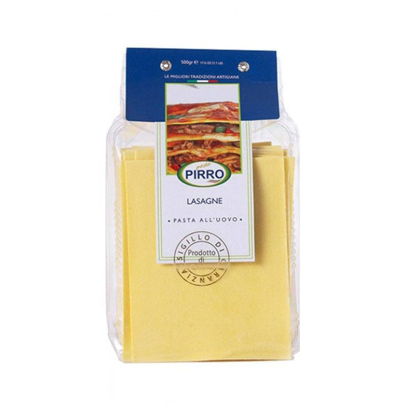 Pirro Pasta Lasagne Egg Pasta, 17.6 oz | Supermarket Italy
