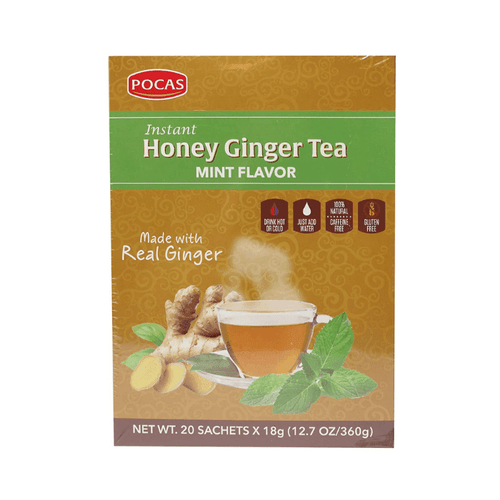 Pocas Original Honey Ginger Tea with Mint, 12.7 oz Coffee & Beverages Pocas 