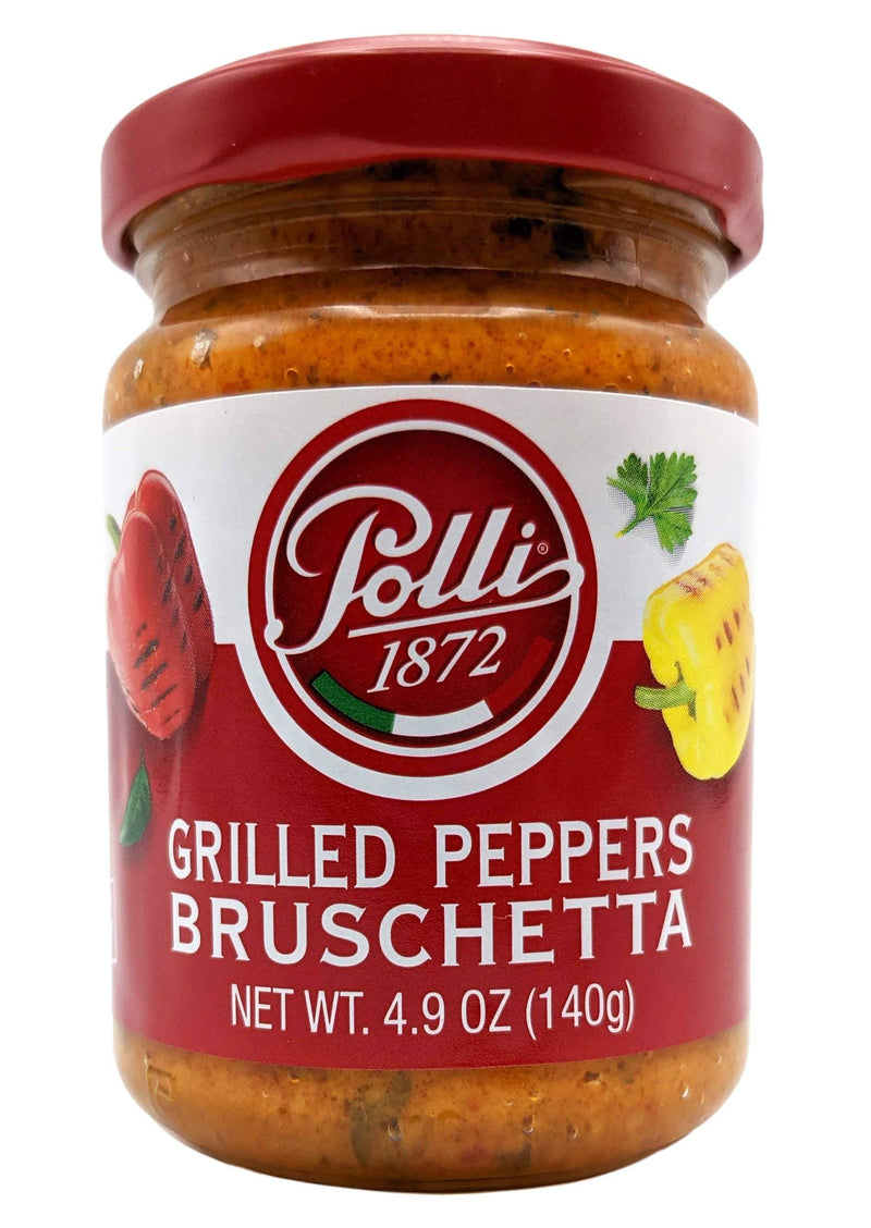 Polli Grilled Peppers Bruschetta, 4.9 oz