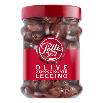 Polli Pitted Leccino Olives, 10.5 oz (300 g) Olives & Capers Polli 