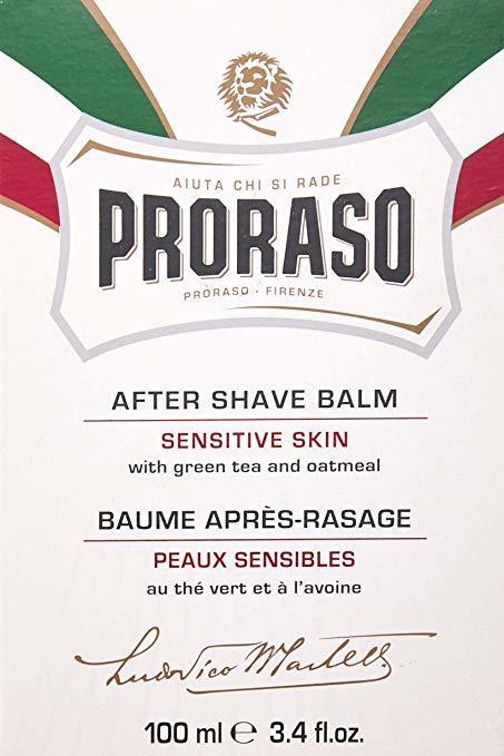 Proraso After Shave Balm for Sensitive Skin, 3.4 Fl oz