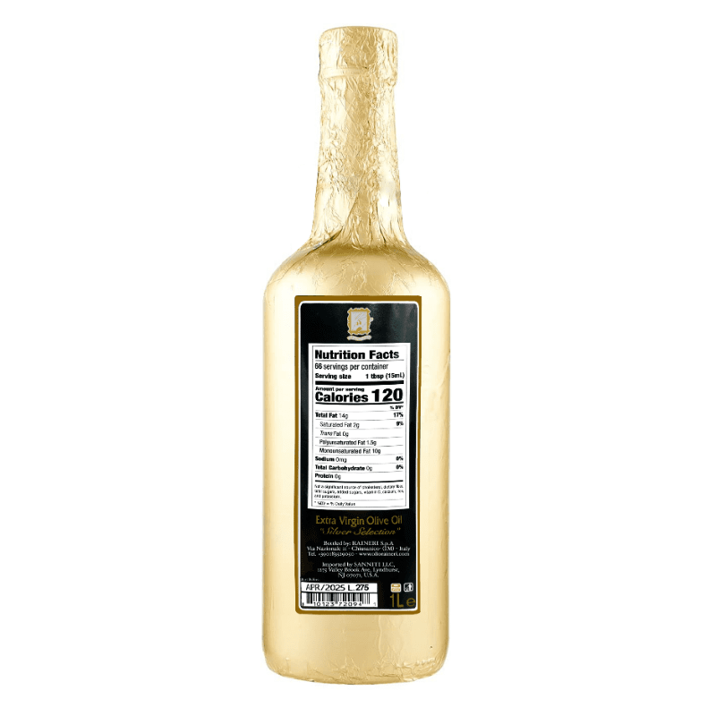 Raineri Gold Unfiltered Extra Virgin Olive Oil, 33.8 oz | 1 Liter Oil & Vinegar Raineri 