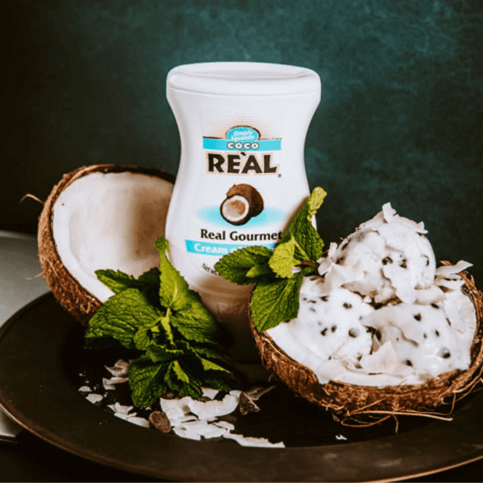 Reàl Cream Of Coconut Infused Syrup, 22 oz Coffee & Beverages Real 